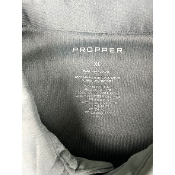 Men’s Gray Propper Tactical Performance Polo Shirt Size XL Excellent Condition - Picture 3 of 9